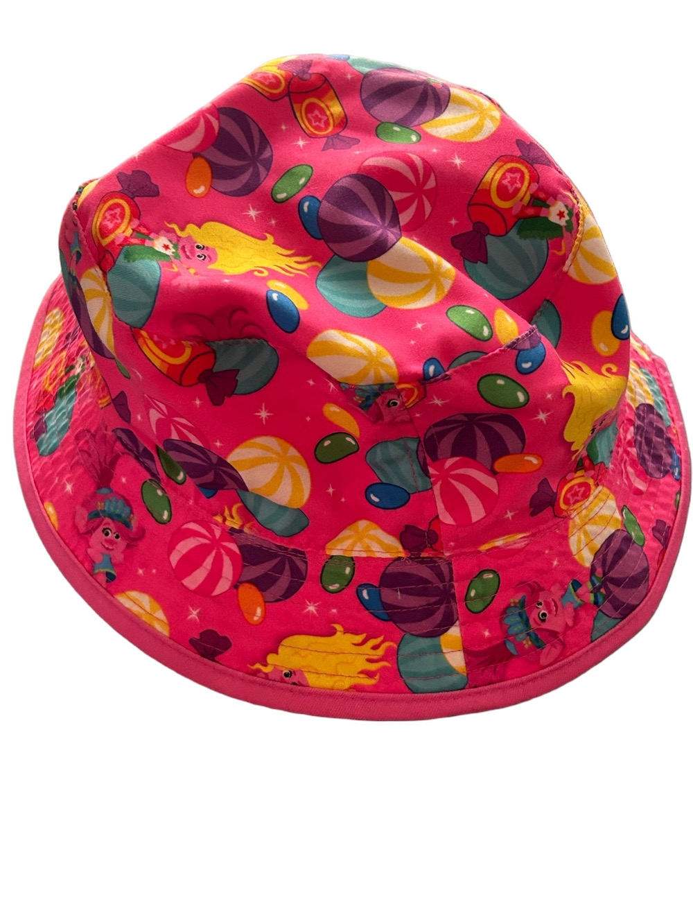 Trolls Poppy Winter Hat Dream Works Girls Boys Youth New Reversible